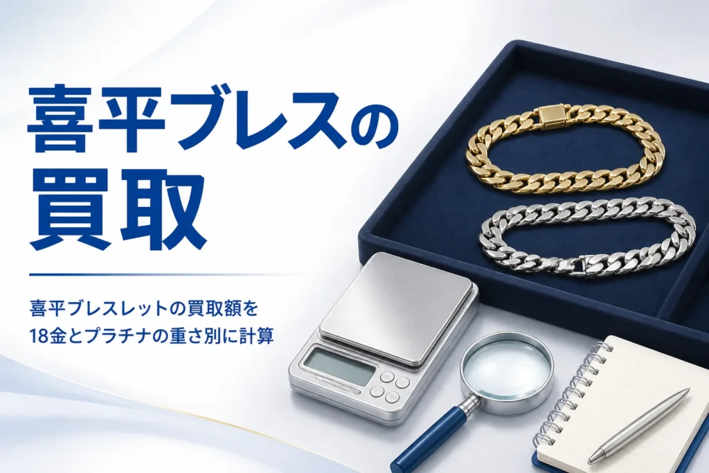 喜平ブレスレットの買取のアイキャッチ