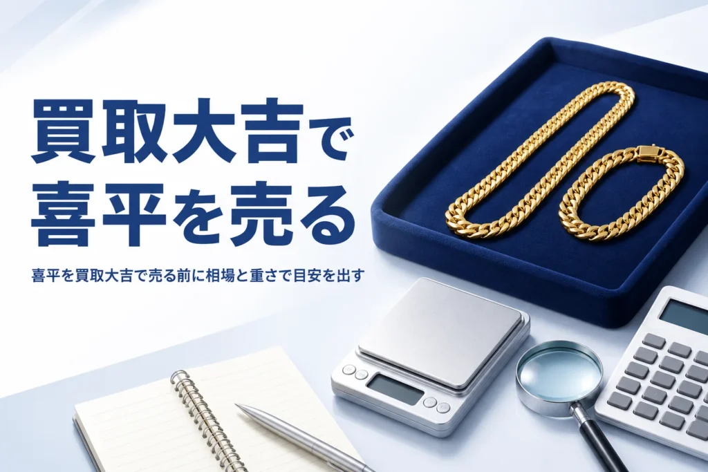 喜平を買取大吉で売る時のアイキャッチ