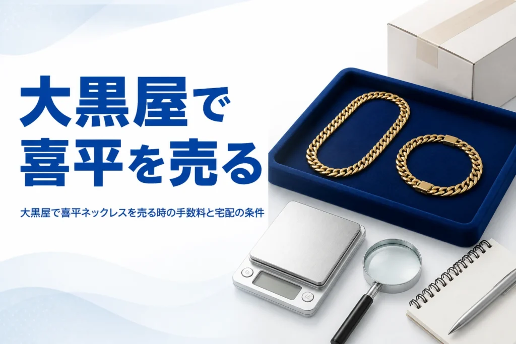 大黒屋で喜平ネックレスを売る時のアイキャッチ