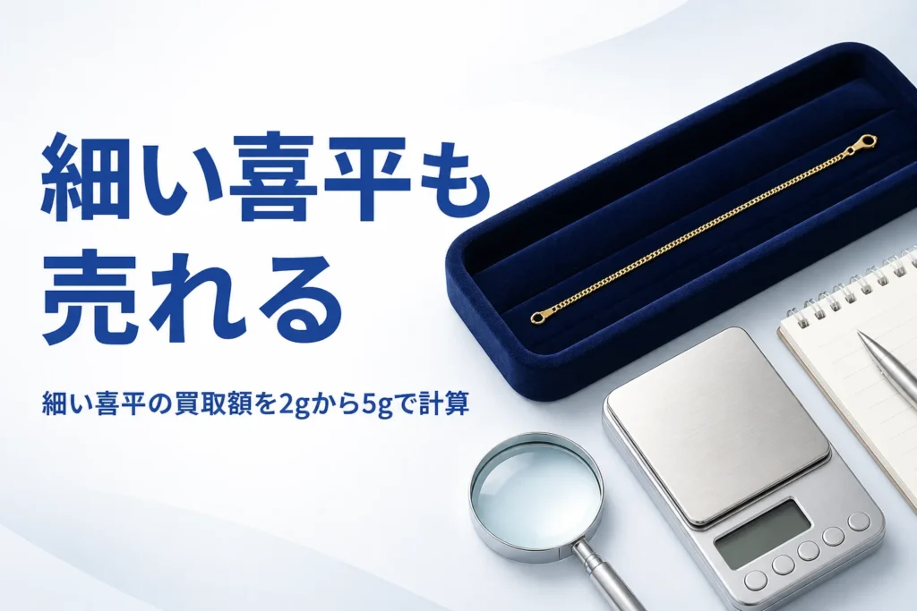 細い喜平の買取額のアイキャッチ