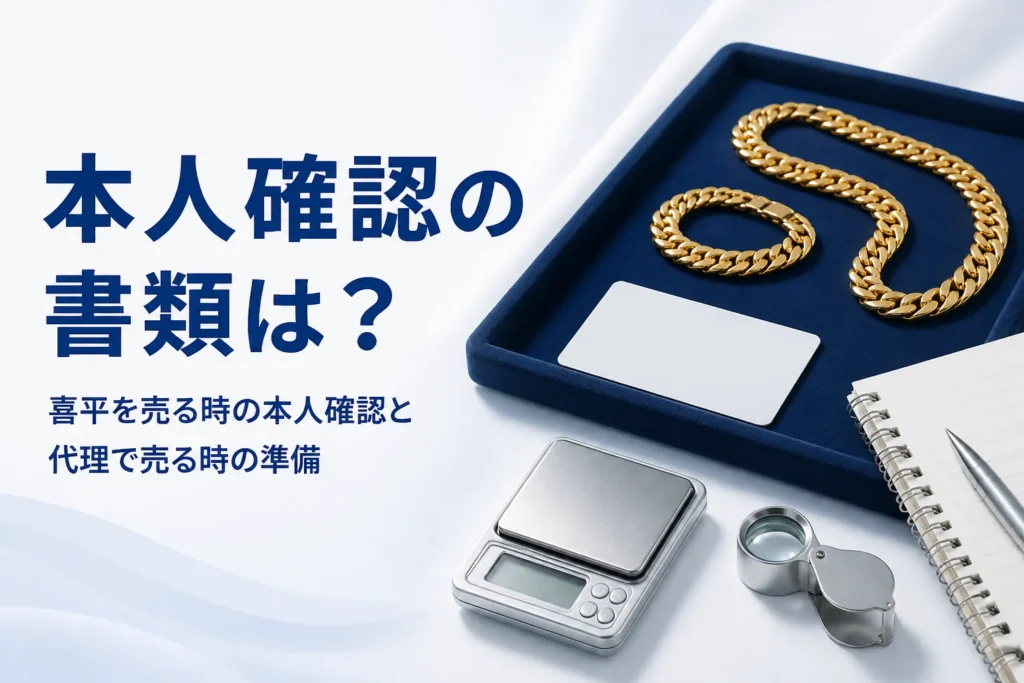 喜平を売る時の本人確認のアイキャッチ