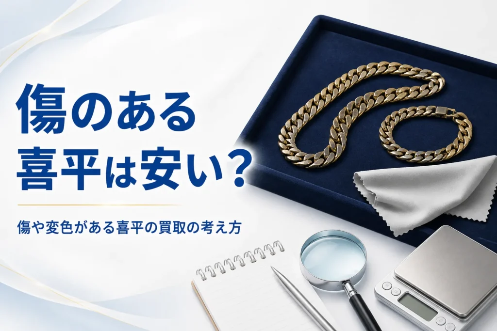 傷がある喜平の買取のアイキャッチ