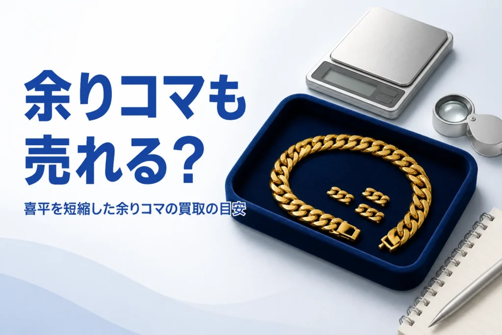 喜平を短縮した余りコマの買取のアイキャッチ