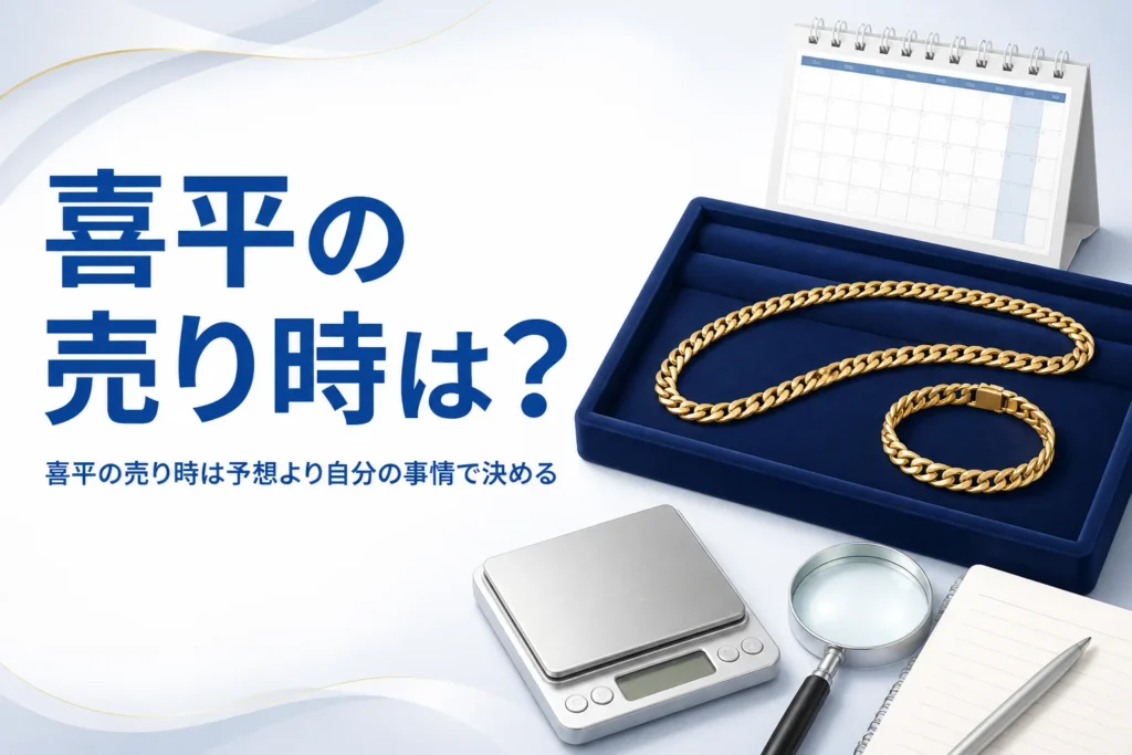 喜平の売り時を考えるイメージ